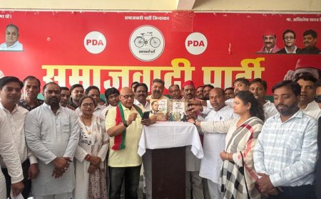 संविधान की रक्षा के लिए अंतिम सांस तक लड़ेंगे: समाजवादी पार्टी ने आरक्षण दिवस पर लिया संघर्ष का संकल्प