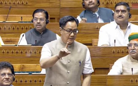लोकसभा में पेपर लीक वाला बिल पेश, रिजिजू बोले- जो सांसद चर्चा नहीं चाहते,  नियमानुरूप होगा एक्शन