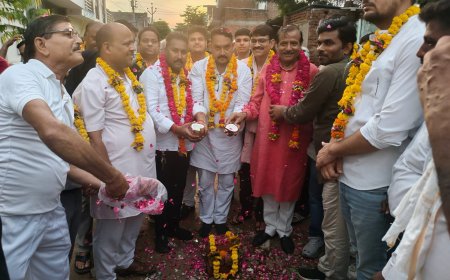 उत्तर विधानसभा क्षेत्र में विकास कार्यों को मिली रफ्तार: विधायक पुरुषोत्तम खंडेलवाल की पहल पर कई सड़कों का शिलान्यास