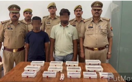 35 लाख की ज्वेलरी चोरी का पर्दाफाश, शाहगंज पुलिस ने दो शातिर चोर दबोचे