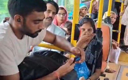 'रोज हिसाब देना होता है'.., टिकट पर हुआ विवाद, ई-बस परिचालक का वीडियो वायरल