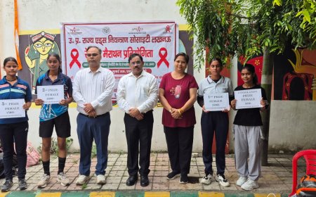 युवाओं ने लगाई जागरूकता की दौड़, एचआईवी-एड्स के खिलाफ आगरा में 'रेड रन मैराथन' आयोजित