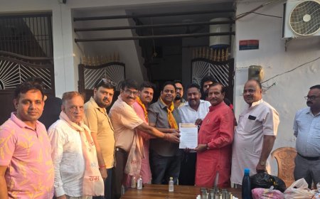 जनकपुरी महोत्सव 2026 में दिखेगी अयोध्या धाम की झलक, मुख्य मार्ग पर बनेंगे दिव्य गलियारे, धार्मिक शिल्पकला और मूर्तियों से सजेगा आयोजन स्थल, विकास-सौंदर्यीकरण के लिए विधायक पुरुषोत्तम खंडेलवाल को सौंपा गया ज्ञापन