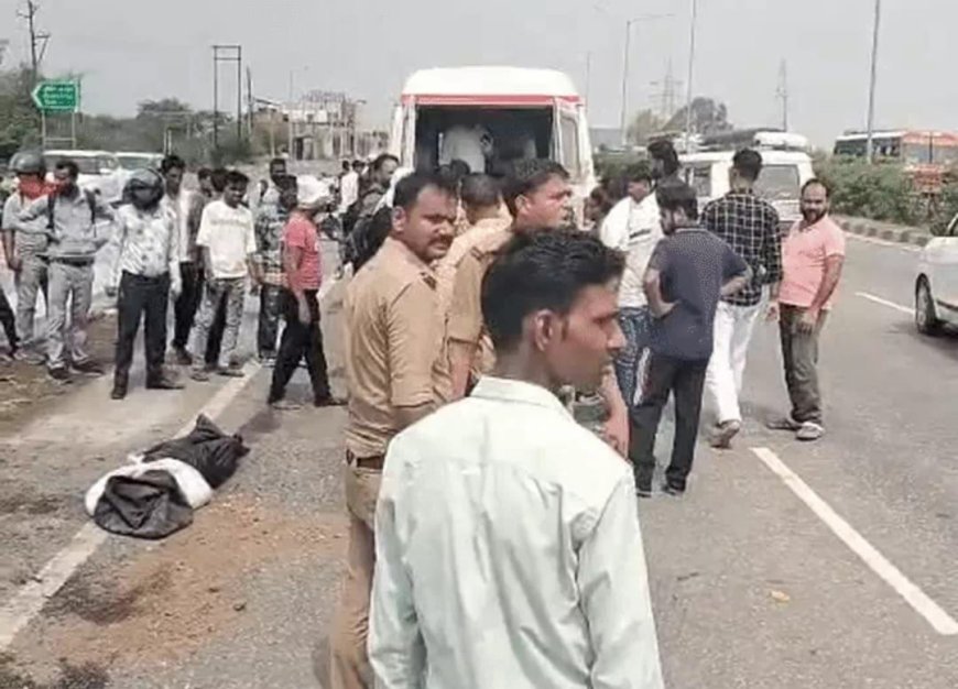 टीईटी परीक्षा के बाद घर लौटते समय हादसा, महिला की मौत, मासूम बेटियों के सिर से उठा मां का साया