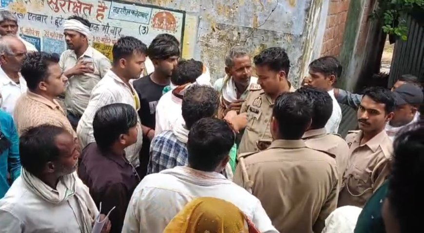 पांच करोड़ की जमीन के बैनामे को लेकर फतेहाबाद तहसील में बवाल, एक महिला के तीन दामाद आए आमने-सामने, पुलिस को दखल देना पड़ा