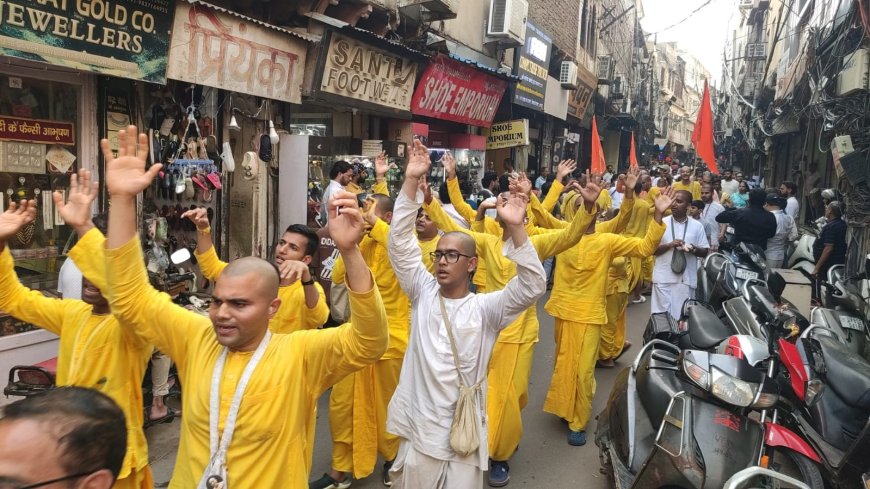 'हरे कृष्ण' संकीर्तन के जरिए इस्कॉन की आमंत्रण यात्रा ने घर-घर पहुंचाया श्रीजगन्नाथ रथयात्रा का संदेश