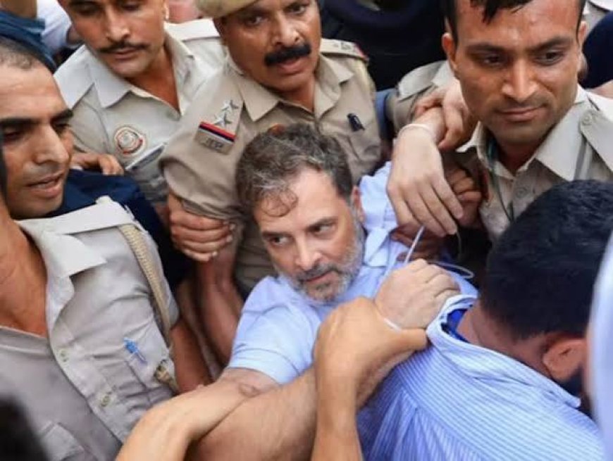पीएम आवास के बाहर हाई वोल्टेज ड्रामा,  दिल्ली पुलिस ने राहुल,  प्रियंका गांधी को हिरासत में लिया