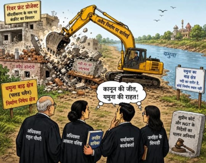 यमुना कोई खाली ज़मीन नहीं, एक जीवित नदी हैः सुप्रीम कोर्ट का हस्तक्षेप स्वागतयोग्य, लेकिन सरकारी लापरवाही अक्षम्य है