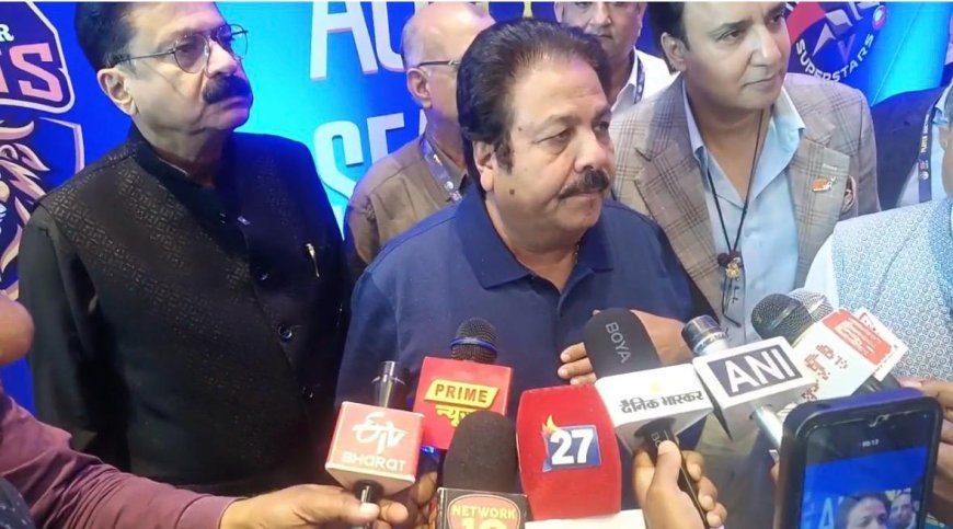 बीसीसीआई उपाध्यक्ष राजीव शुक्ला बोले- यूपी टी-20 से बन रहे आईपीएल स्टार, नीट विवाद पर सरकार को घेरा