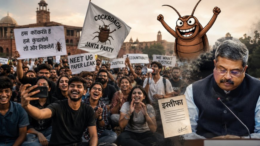 खेल खेल में खेल! जब कॉकरोचों ने हिला दिया सत्ता का सिंहासन, असल हार तो विपक्ष की हुई है!