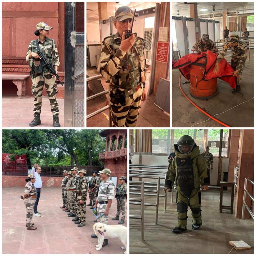 ताजमहल की सुरक्षा पर हाई अलर्ट, विस्फोटक होने की परिकल्पना पर हुआ मेगा मॉक ड्रिल