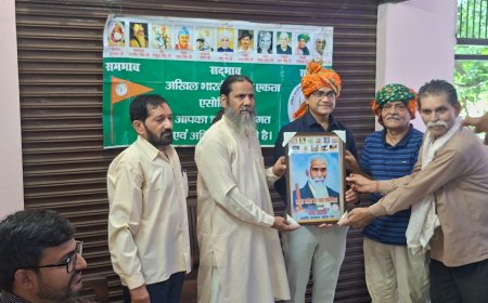 जाट एकता एसोसिएशन ने उठाया  सिकंदरा मेट्रो स्टेशन का नाम बदलने का मुद्दा, चिकित्सक दंपतियों का किया सम्मान