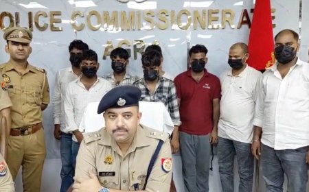 कार बाजार की आड़ में चल रहा था चोरी की गाड़ियों का खेल, 8 शातिर दबोचे, मास्टरमाइंड अब भी फरार