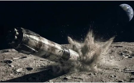 स्पेस एक्स के फॉल्कन 9 रॉकेट की चांद से टक्कर, नहीं हो पाई रिकॉर्डिंग, अंतरिक्ष में घूम रहा था टुकड़ा