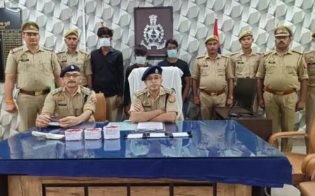 48 घंटे में कोल्ड स्टोर मैनेजर से लूट का पर्दाफाश, चेसिस नंबर मिटाने से पहले ही दबोचे गए बदमाश