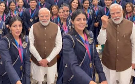 पीएम मोदी कामनवेल्थ गेम्स के विजेताओं से मिले,  बोले- जो खेलेगा, वो खिलेगा