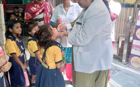 आगरा में 13.90 लाख बच्चों ने खाई कृमिनाशक दवा, स्कूलों और आंगनबाड़ी केंद्रों में चला अभियान