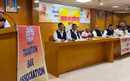 टैक्सेशन बार एसोसिएशन की आयकर स्टडी सर्किल बैठक में कानूनों की जटिलताओं पर मंथन, आयकर रिटर्न, प्रिजम्प्टिव टैक्सेशन, टीडीएस रिफंड और एआईएस-टीआईएस पर अधिवक्ताओं को दी गई व्यावहारिक जानकारी
