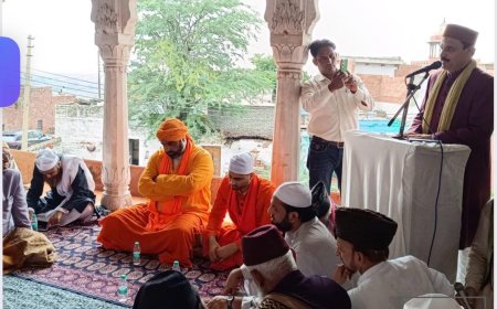 रईस मियां चिश्ती के चालीसवें में गूंजा मोहब्बत और अमन का पैगाम, उमड़ा अकीदतमंदों का सैलाब