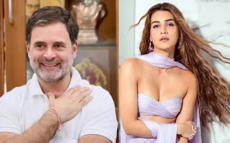 कृति सेनन के समर्थन में उतरे राहुल गांधी, कहा- 'ट्रोलिंग बंद करें, एक महिला क्या पहनती है, यह उसकी पसंद है