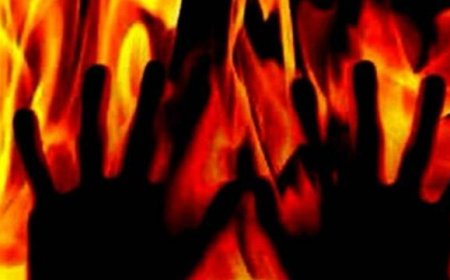 सिकंदरा में घर बना मौत का जाल, आग की चपेट में आए बुजुर्ग की दर्दनाक मौत