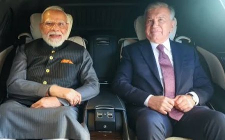 भारत- उज्बेकिस्तान के बीच सहयोग और बढ़ाने पर सहमति, यूरेनियम, एआई और गिफ्ट सिटी पर चर्चा, पीएम मोदी को सर्वोच्च उज्बेक सम्मान