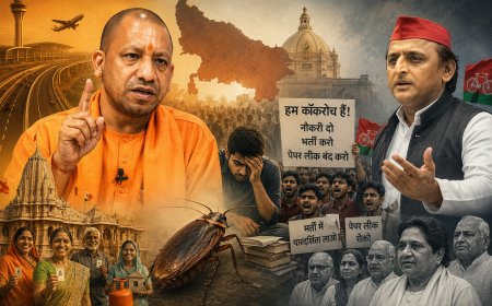 क्या यूपी में चुनावी हवा का रुख बदल रहा है? तिलचट्टों का शोर या योगी की हैट्रिक?