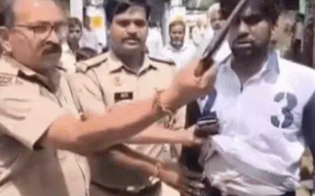 गुडवर्क दिखाने चले थे, ट्रोल हो गए, आरोपी, तमंचा और पुलिस की ‘फिल्मी एंट्री’ का वीडियो