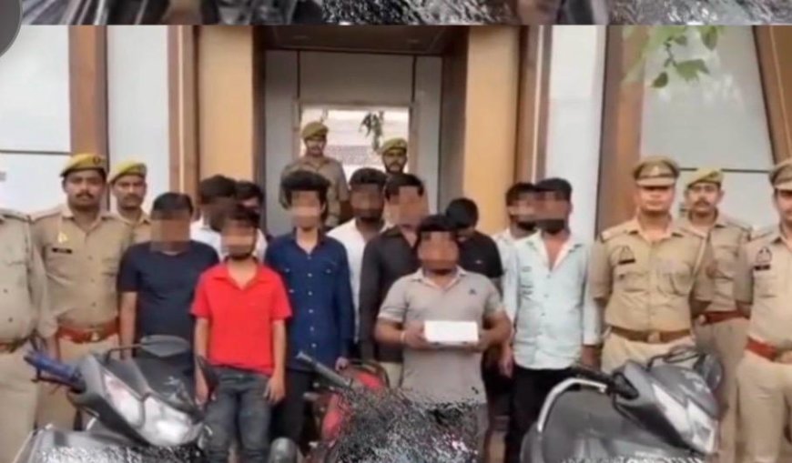 बंद मकान में सज थी जुए की महफिल, पुलिस के छापे से मची भगदड़, 13 जुआरी गिरफ्तार