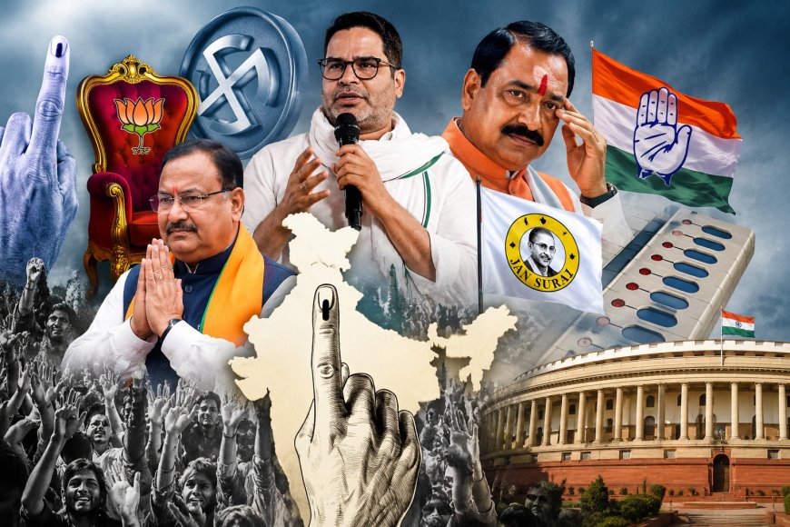 तीन राज्यों के उप चुनाव के तीन संदेश: भाजपा अध्यक्ष नितिन नवीन अपने घर में भी भाजपा की हार टाल नहीं पाए, बड़े अंतर से जीत के साथ बिहार की राजनीति में प्रशांत किशोर का उदय, दतिया सीट पर कांग्रेस की जीत भी भाजपा के लिए बड़ा झटका, गुजरात में भी जीत का अंतर घटा