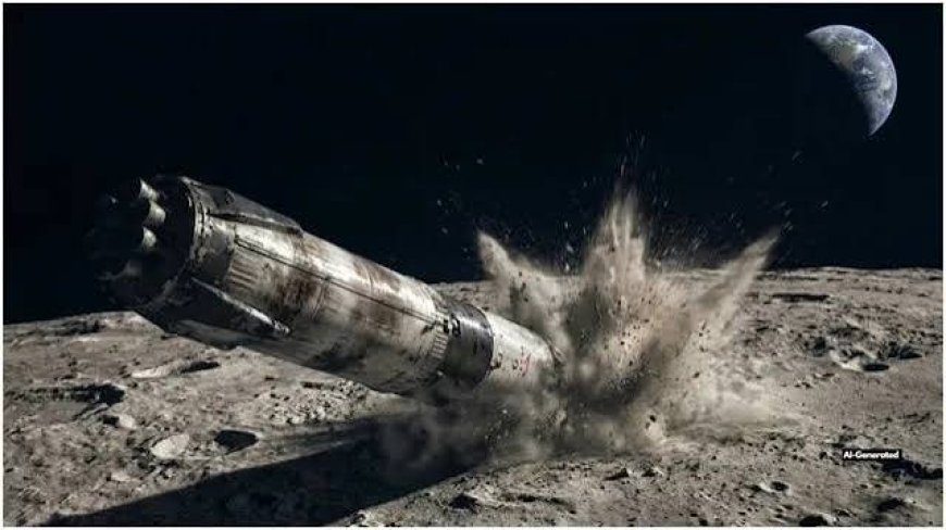स्पेस एक्स के फॉल्कन 9 रॉकेट की चांद से टक्कर, नहीं हो पाई रिकॉर्डिंग, अंतरिक्ष में घूम रहा था टुकड़ा