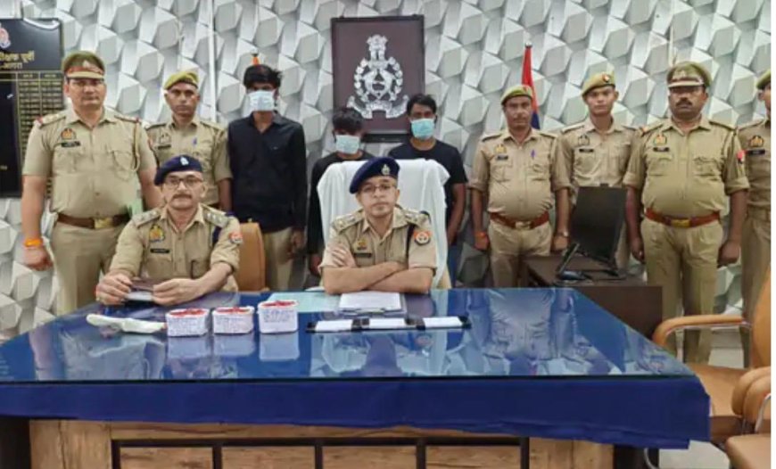48 घंटे में कोल्ड स्टोर मैनेजर से लूट का पर्दाफाश, चेसिस नंबर मिटाने से पहले ही दबोचे गए बदमाश