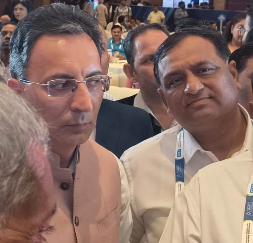 चैम्बर अध्यक्ष ने केंद्रीय मंत्री जितिन प्रसाद के समक्ष उठाया आगरा में आईटी सिटी का मुद्दा, मिला सकारात्मक आश्वासन