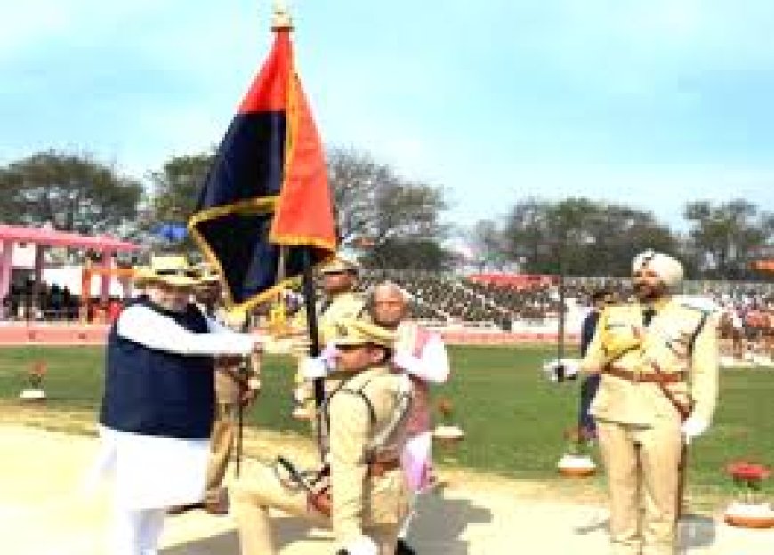पुडुचेरी पुलिस को अमित शाह ने सौंपा 'प्रेसिडेंट्स पुलिस कलर’, सुरक्षा के सख्त इंतजाम, गृह मंत्री बोले- यह सम्मान पुलिस बल को प्रेरित करेगा