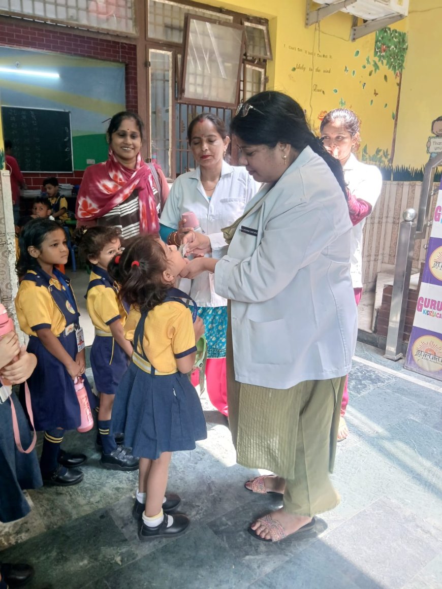आगरा में 13.90 लाख बच्चों ने खाई कृमिनाशक दवा, स्कूलों और आंगनबाड़ी केंद्रों में चला अभियान