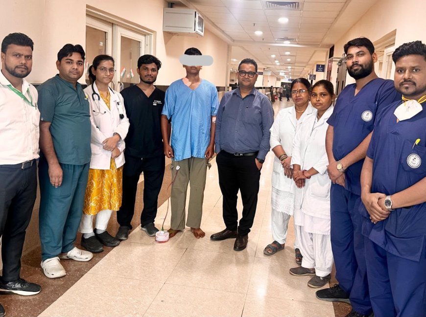 एसएन में 15 साल के किशोर की कॉलर बोन के पास फटी प्रमुख रक्तवाहिनी का हुआ सफल ऑपरेशन