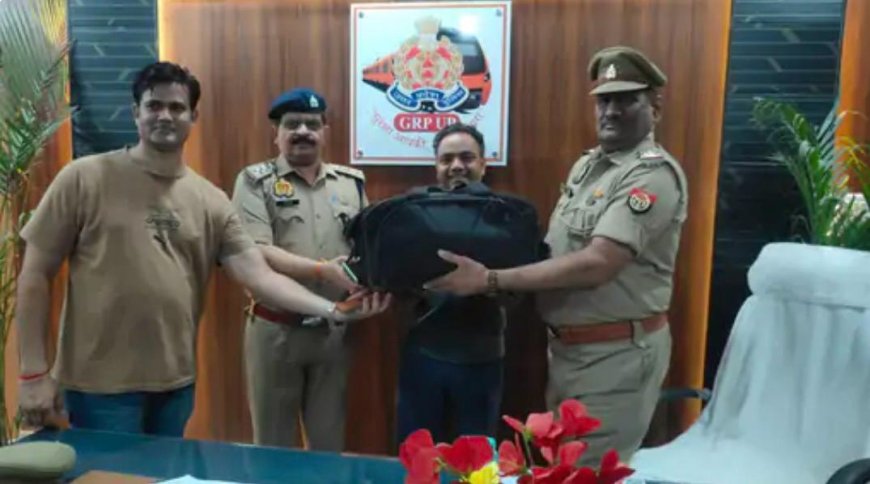 भीड़ में गायब हुआ 10 लाख का कैमरा बैग, जीआरपी ने 8 घंटे में खोज निकाला