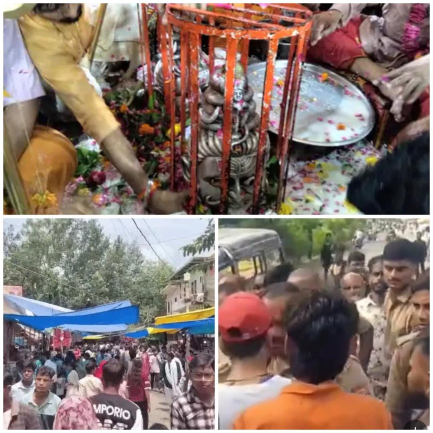 तीसरे सोमवार को शिवमय हुआ आगरा, कैलाश मंदिर में उमड़ा आस्था का सैलाब