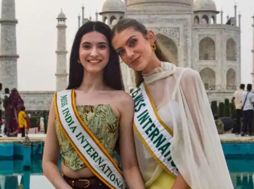 ‘ओह वॉव, इट्स वेरी ब्यूटीफुल’, बारिश की बूंदों के बीच ताज पर फिदा हुईं मिस इंटरनेशनल कैटालिना