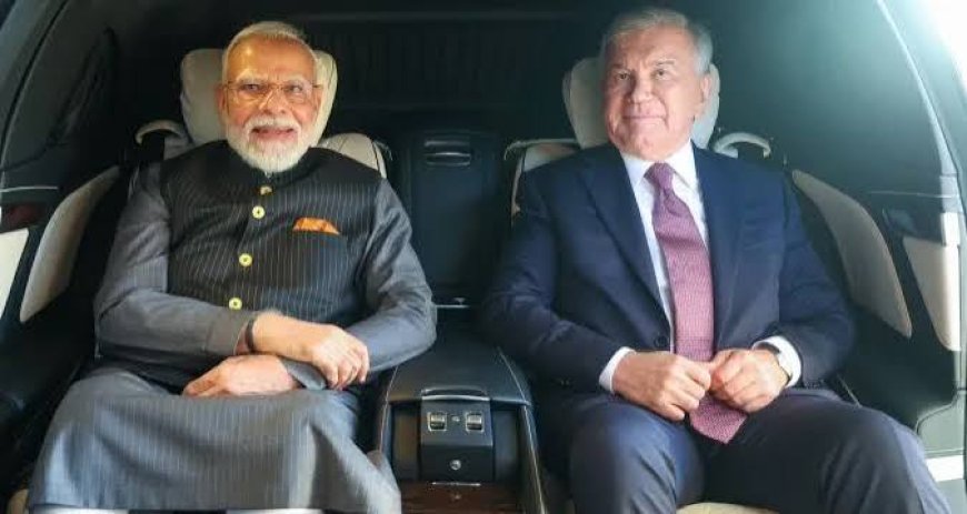 भारत- उज्बेकिस्तान के बीच सहयोग और बढ़ाने पर सहमति, यूरेनियम, एआई और गिफ्ट सिटी पर चर्चा, पीएम मोदी को सर्वोच्च उज्बेक सम्मान