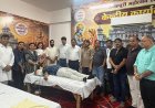 रामकाज के साथ मानव सेवा का संदेश, जनकपुरी महोत्सव में पहली बार लगा रक्तदान शिविर