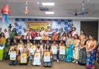 हिन्दी दिवस पर मेधावियों का सम्मान, प्रतिभाओं के चेहरे खिले, हिन्दी के प्रचार-प्रसार में सहयोग के लिए पांच अन्य सम्मानित