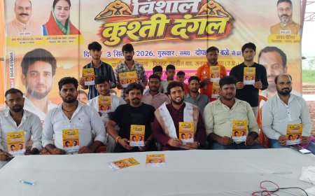 आगरा के पापरी नागर में तीन सितंबर को कुश्ती का महासंग्राम, कई प्रदेशों के नामी पहलवान दिखाएंगे दमखम