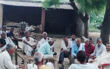 चैंकोरा में खारी नदी की जलकुंभी में फंसने से 18 पशुओं की मौत पर रालोद नेता ने सिंचाई विभाग को घेरा