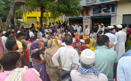 राहुल नगर की बहुप्रतीक्षित सड़क का शिलान्यास, विधायक पुरुषोत्तम खंडेलवाल की निधि से हो रहा काम