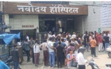नवोदय अस्पताल में आग के बाद बीडीए का बड़ा एक्शन, अवैध चौथी मंजिल सील; शहर के अस्पतालों की खुलेंगी पुरानी फाइलें