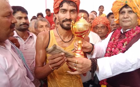 सकतपुर में दौड़ा जोश और जुनून, 11 मिनट में 5 किमी की दौड़ पूरी कर प्रशांत बने चैंपियन