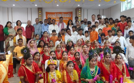 जन्माष्टमी पर विद्यालयों में सजी कृष्णभक्ति की छटा, संस्कृति और संस्कारों से गूंजे आगरा के शिशु मंदिर