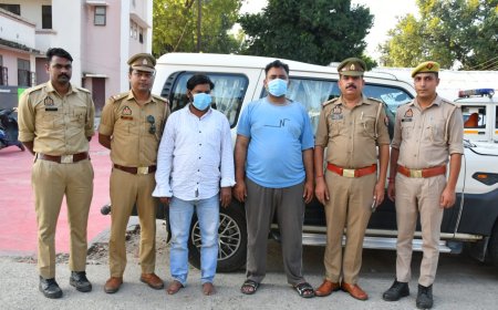 बदायूं में 79 लाख और जेवर उड़ाए, फिर कार का शीशा तोड़ रची चोरी की कहानी; चालक समेत दो गिरफ्तार