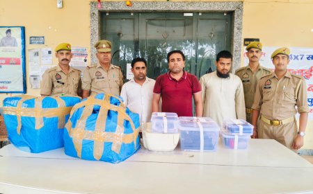 फर्जी आयुर्वेदिक कंपनी का ऑनलाइन खेल, तीन गिरफ्तार, बीमारी तीन दिन में ठीक करने का झांसा देकर बेचते थे दवाएं, 14 मोबाइल, तीन लैपटॉप और 75 फर्जी दवाइयां बरामद